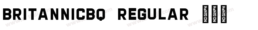 BritannicBQ-Regular字体转换