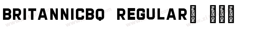 BritannicBQ-Regular免字体转换