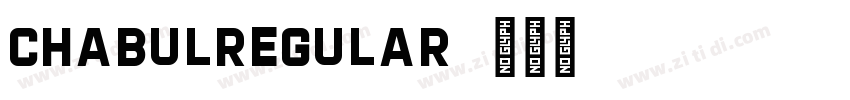 CHABULRegular字体转换