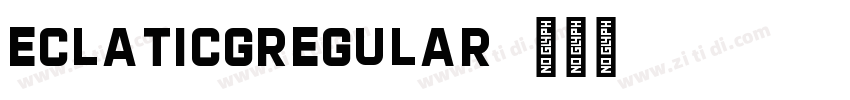 EclatICGRegular字体转换