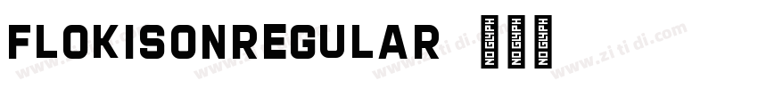 FlokisonRegular字体转换