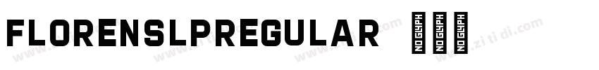 FlorensLPRegular字体转换