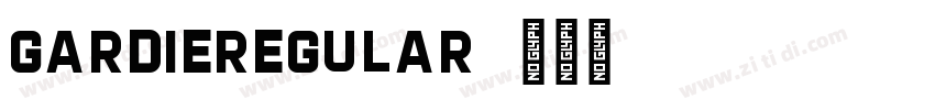GARDIERegular字体转换 GARDIERegular字体转换