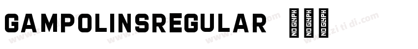 GampolinsRegular字体转换