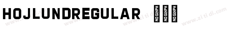 HojlundRegular字体转换