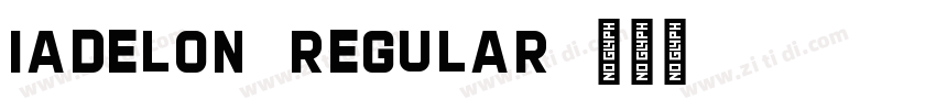 Iadelon-Regular字体转换