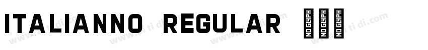 Italianno-Regular字体转换