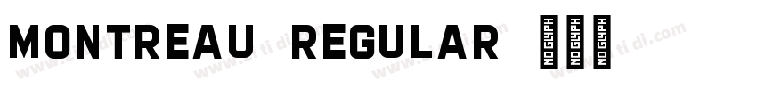 Montreau-Regular字体转换