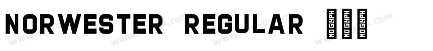 Norwester-Regular字体转换