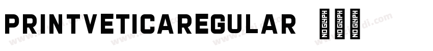 PrintveticaRegular字体转换