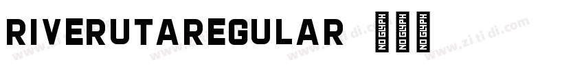 RiverutaRegular字体转换