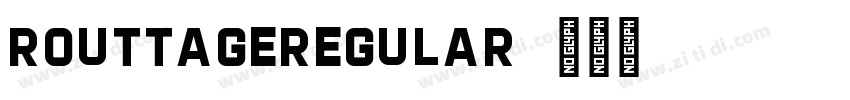 RouttageRegular字体转换