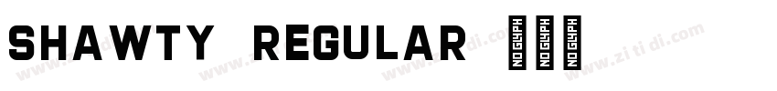Shawty-Regular字体转换