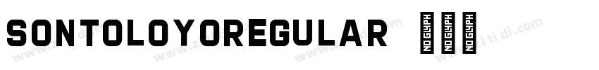 SontoloyoRegular字体转换