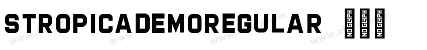 StropicaDEMORegular字体转换