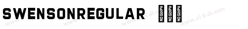 SwensonRegular字体转换