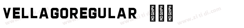 VellagoRegular字体转换