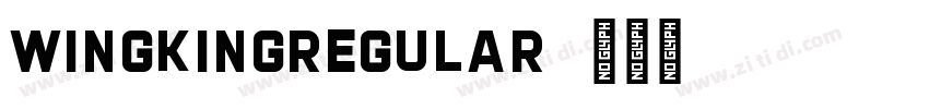 WINGKINGRegular字体转换
