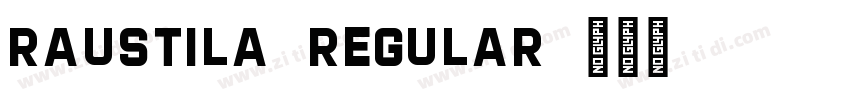 raustila-Regular字体转换