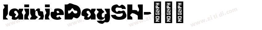 lainieDaySH字体转换