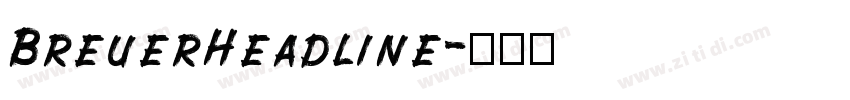 BreuerHeadline字体转换