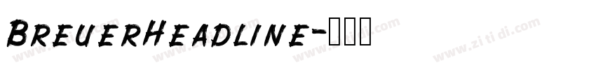 BreuerHeadline字体转换
