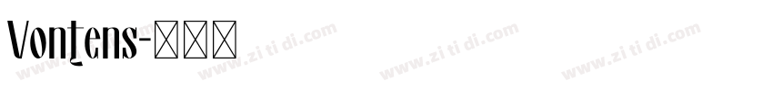 Vontens字体转换