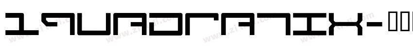 1Quadratix字体转换