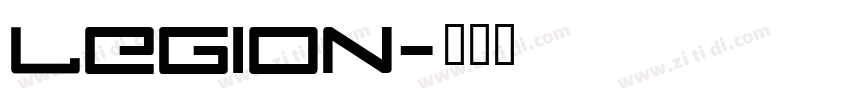 LEGION字体转换