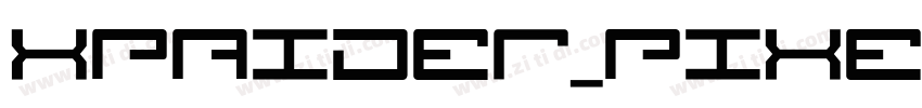 xpaider_pixel_expl1字体转换