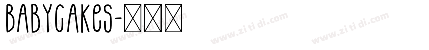 Babycakes字体转换