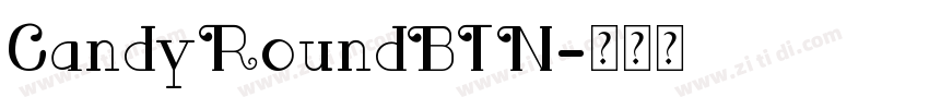 CandyRoundBTN字体转换