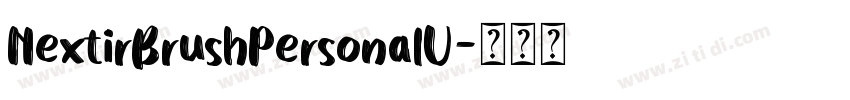 NextirBrushPersonalU字体转换