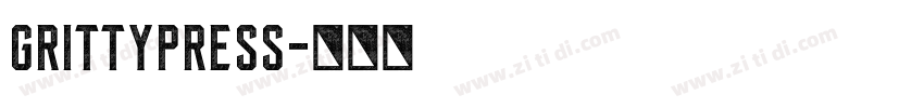 GrittyPress字体转换