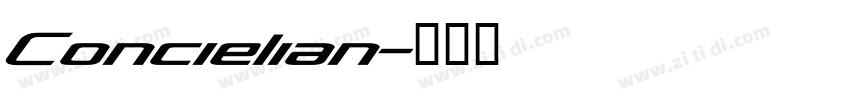 Concielian字体转换