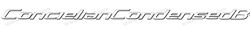 ConcielianCondensedB字体转换