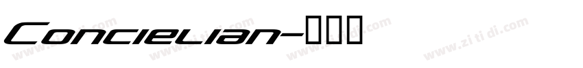 Concielian字体转换
