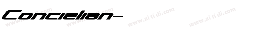 Concielian字体转换