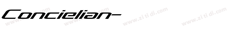 Concielian字体转换
