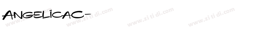 AngelicaC字体转换