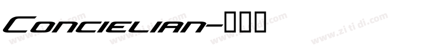 Concielian字体转换