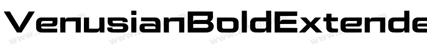 VenusianBoldExtended字体转换