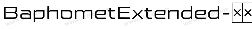 BaphometExtended字体转换