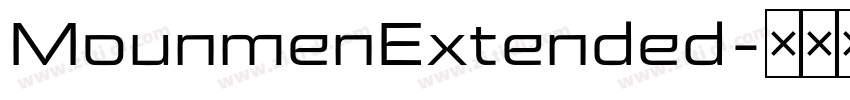 MounmenExtended字体转换