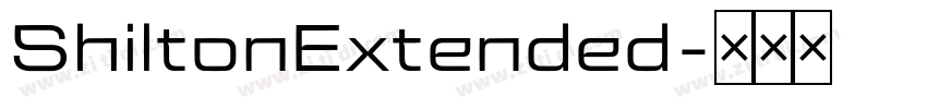 ShiltonExtended字体转换