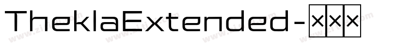 TheklaExtended字体转换