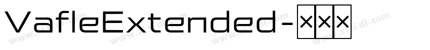 VafleExtended字体转换