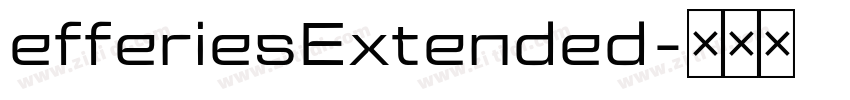 efferiesExtended字体转换
