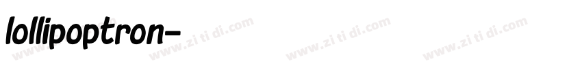 lollipoptron字体转换