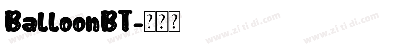 BalloonBT字体转换